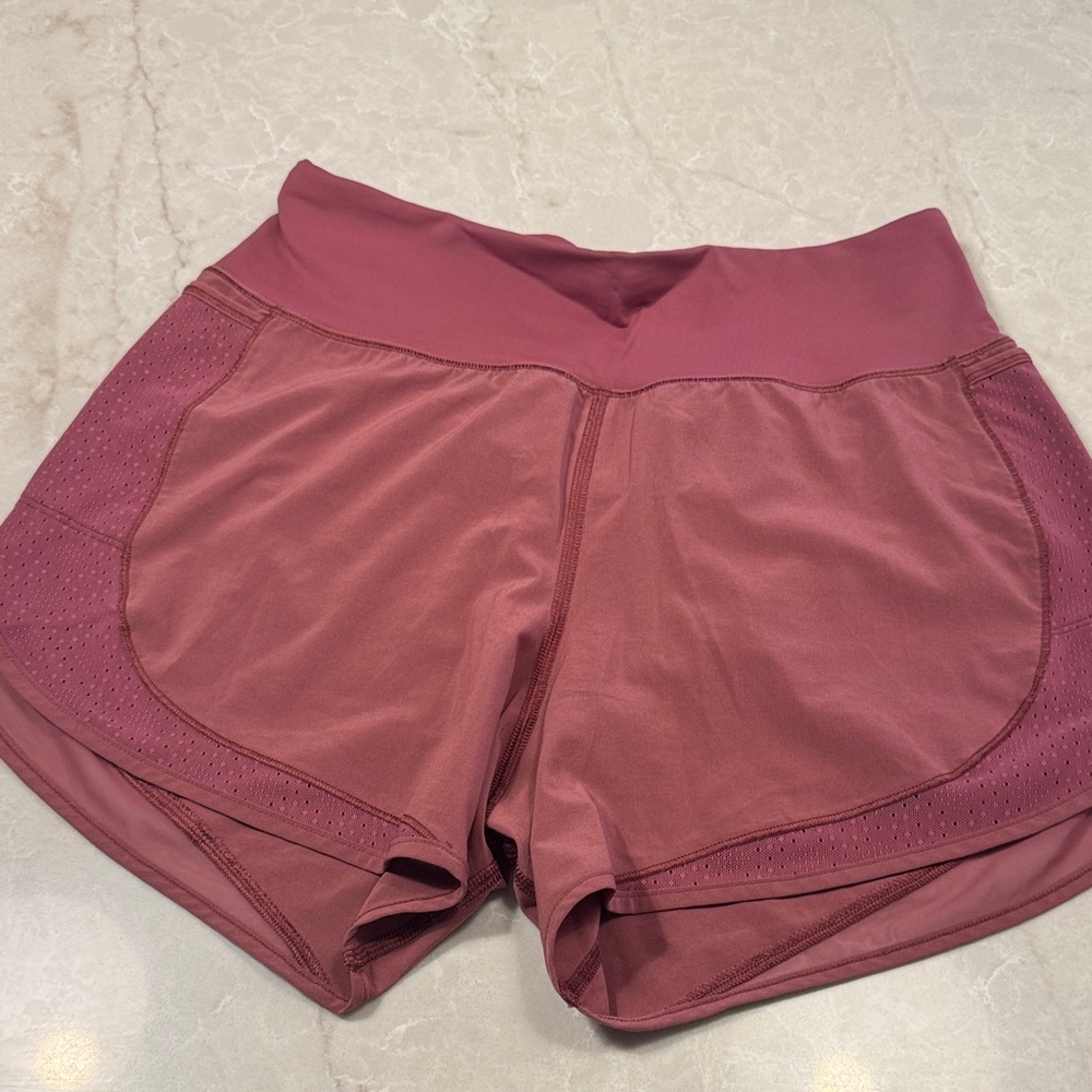 Lululemon Athletica Mauve Athletic Shorts